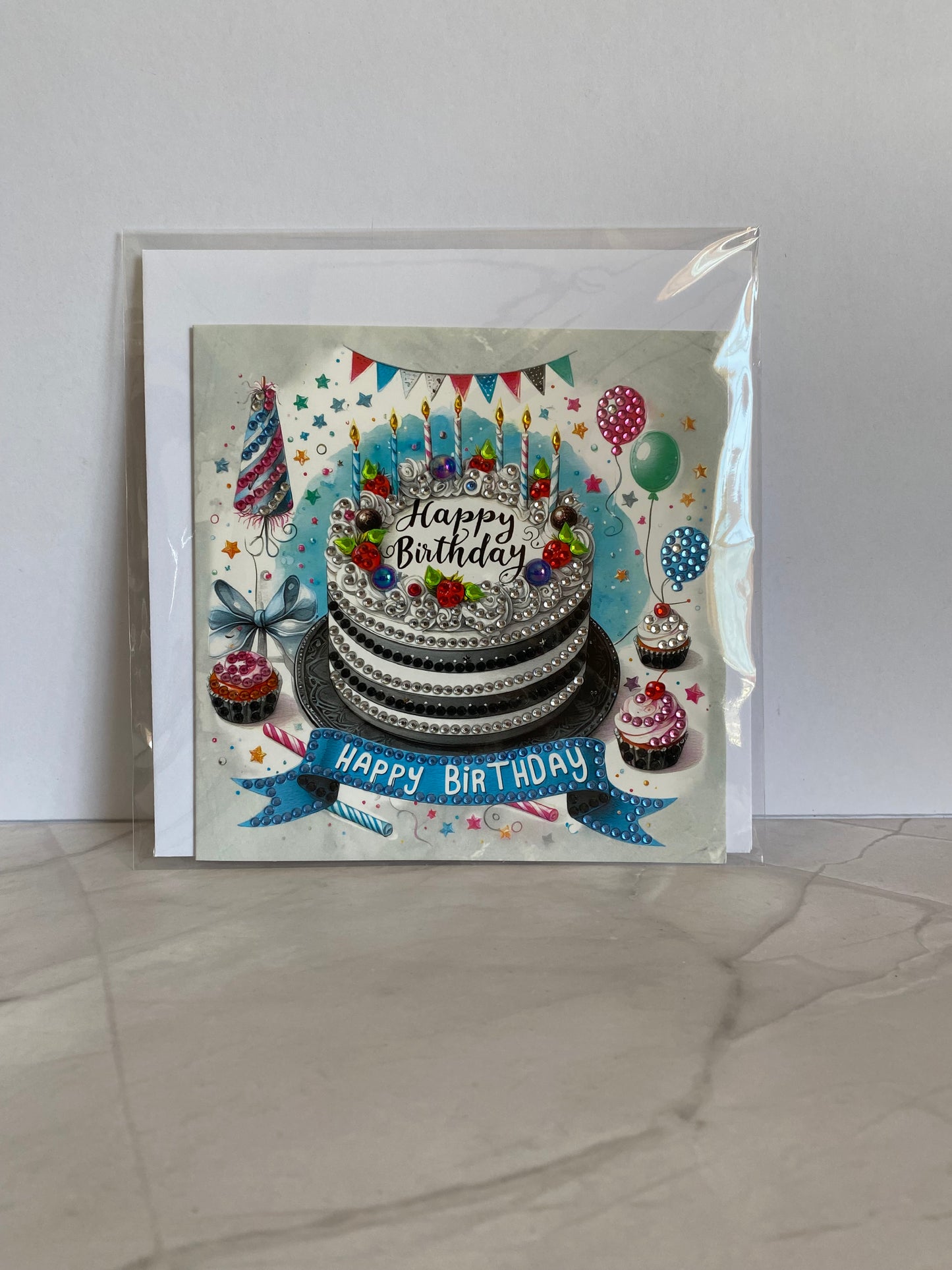 Birthday - Blue ribbon