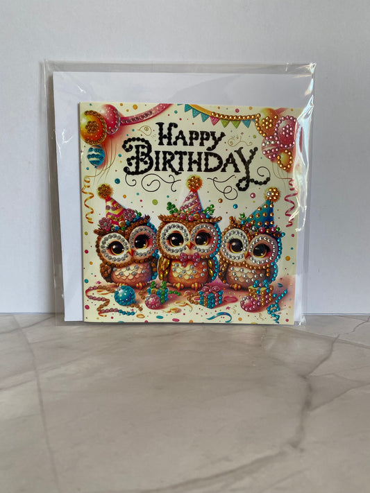 Birthday - 3 Owls